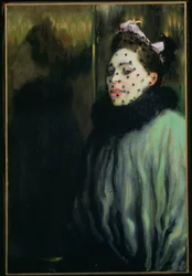 Kvinna i slöja, 1891